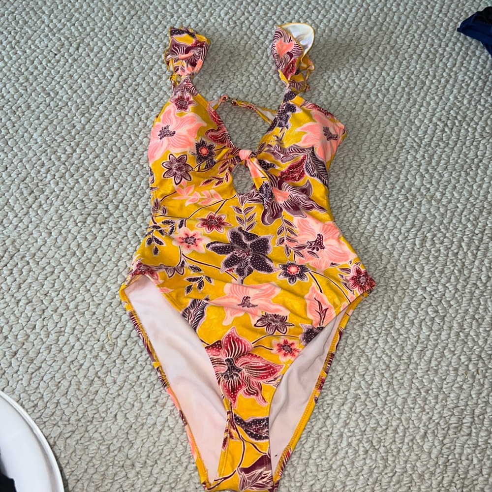Floral sexy one piece